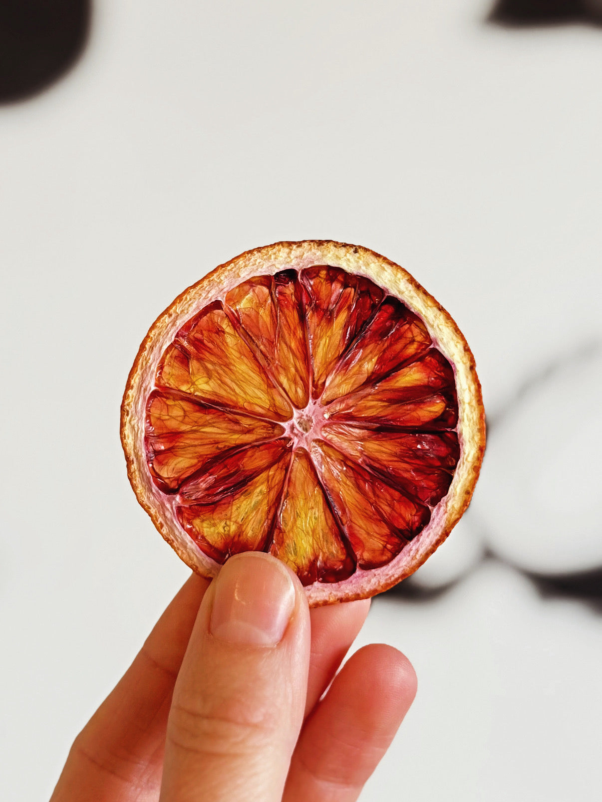 F N Lemons dried blood orange slices – limited edition dehydrated citrus cocktail garnish