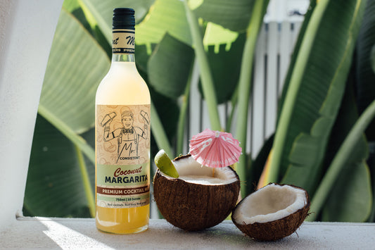 Mr Consistent coconut Margarita with coconut