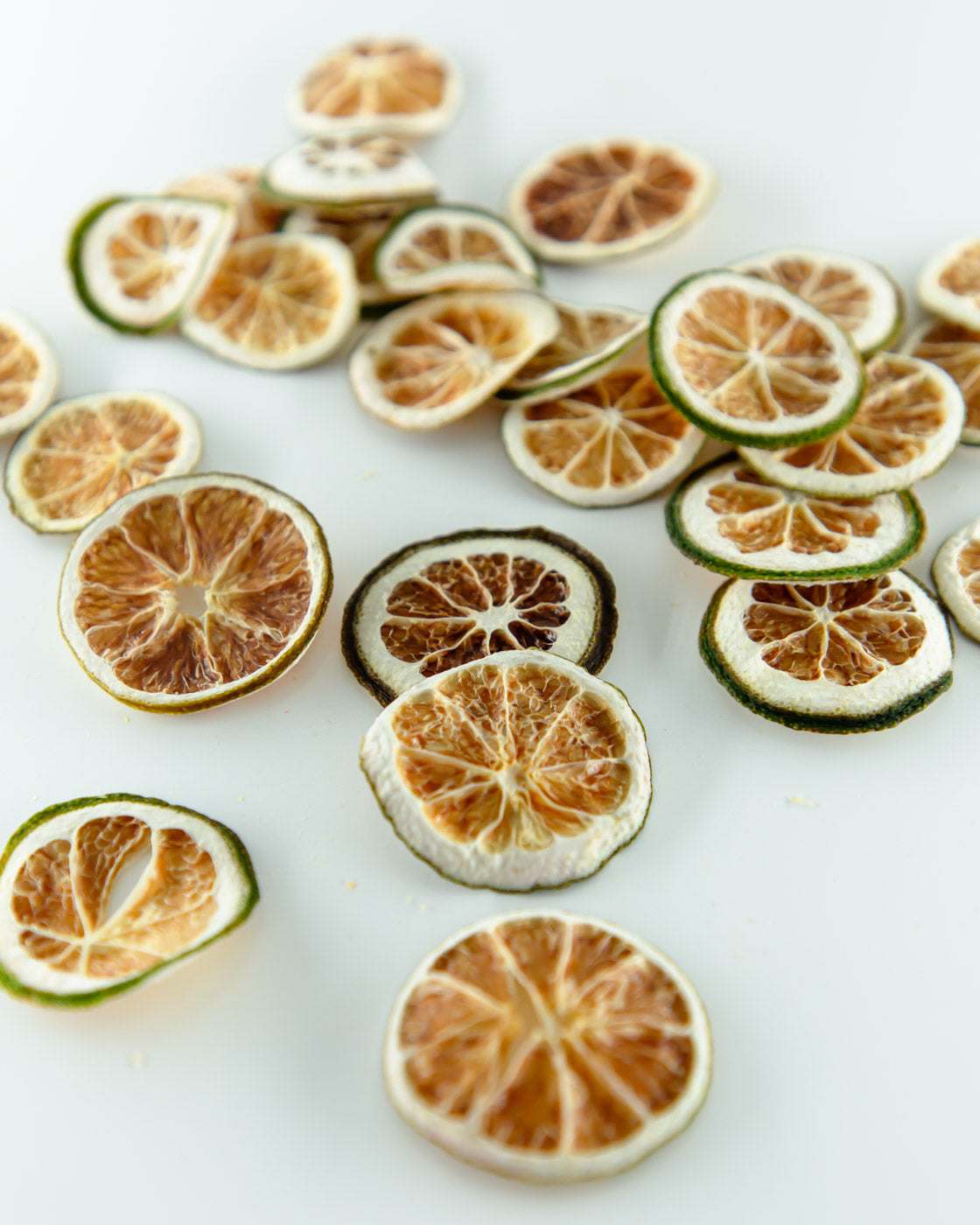 FN Lemons citrus seconds dried citrus slices – imperfect dehydrated citrus garnish - Lime