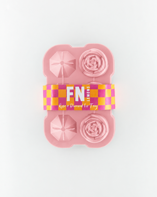 Rose and diamond silicone cocktail ice tray