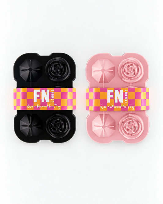 Rose and diamond silicone cocktail ice tray