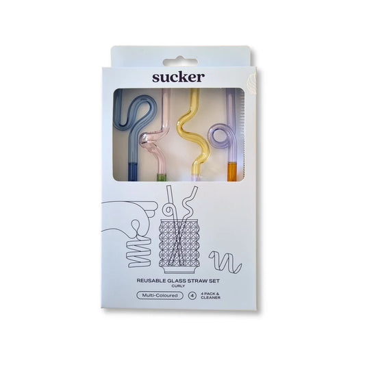NEW! Suckers - Curly Straws