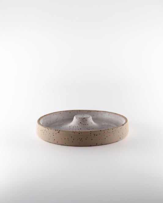 FN Lemons ceramic cocktail rim dish – rim sugar dish for cocktail garnishes - classic side on