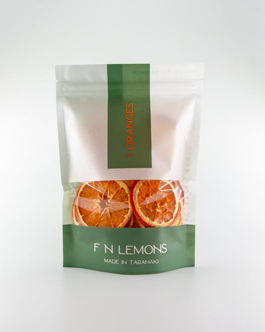 FN Lemons citrus seconds dried citrus slices – imperfect dehydrated citrus garnish - orange pack