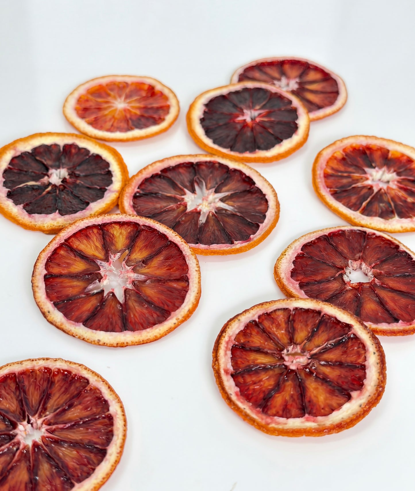 Blood orange seconds flat lay